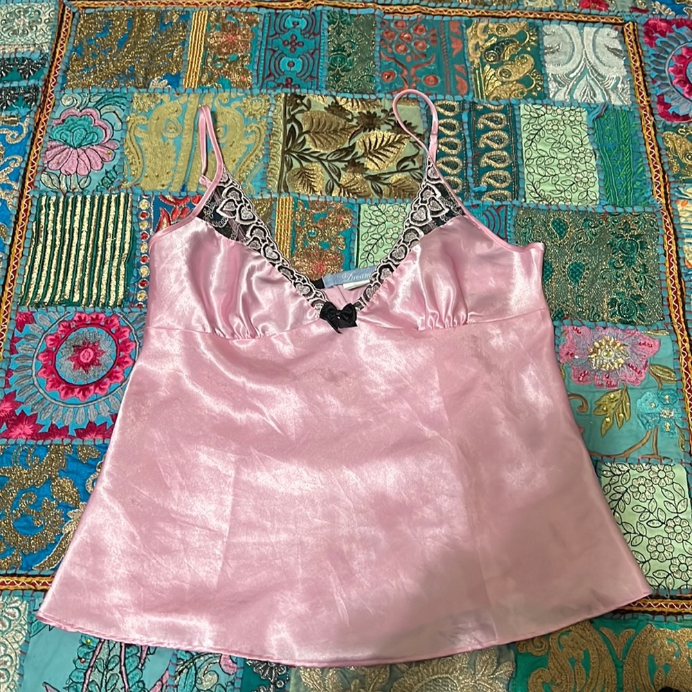 baby pink lingerie top